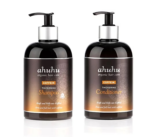 AHUHU COFFEIN Shampoo and Conditioner 500x500ml